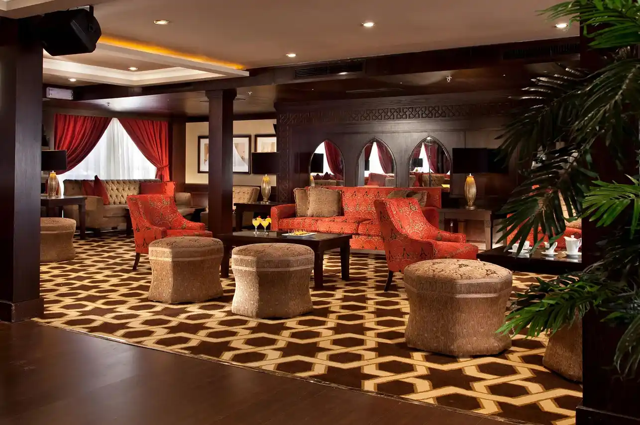 Lounge aboard the Steigenberger Legacy Nile Cruise Nile cruise